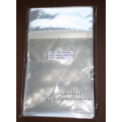 Resealable A6 Cello Bags  Greeting Card protectors - 100's